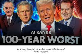 Ai là vị tổng thống Mỹ tồi tệ nhất ​​​​​​​trong 100 năm qua?